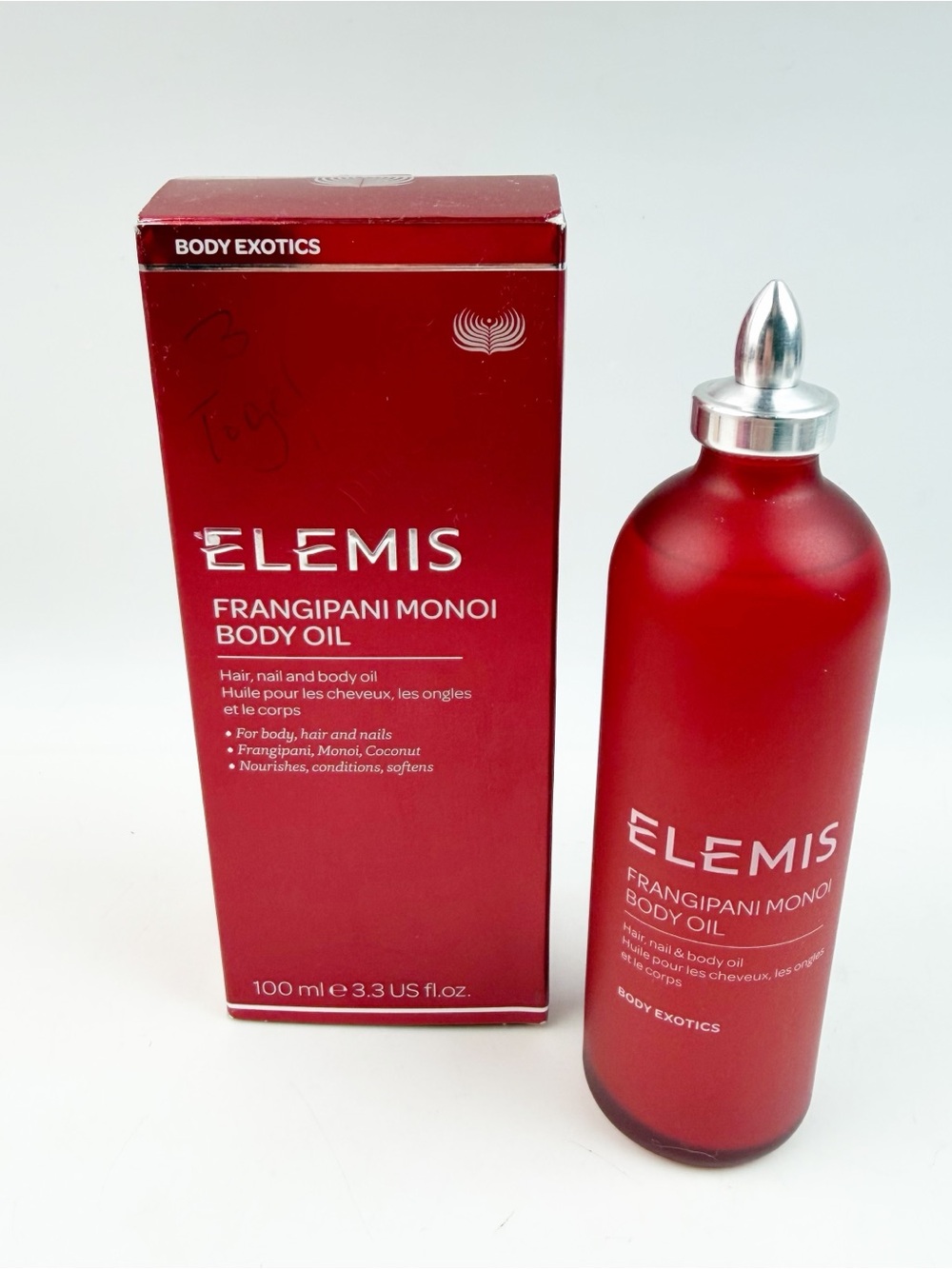 Elemis Spa at Home Frangipani Monoi Body Oil Exotics 3.3 oz New Box Wear